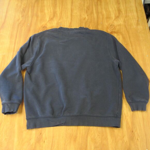 NIKE Navy Blue Spellout VINTAGE Sweatshirt Sz M Grey Silver Tag Crewneck 90s Y2K - Picture 12 of 14